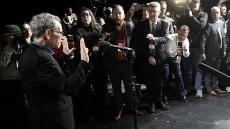 Party leaders didn't take media questions after the English debate. Here's why