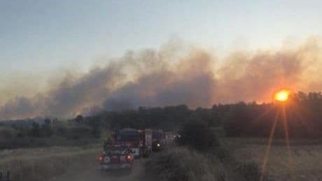 Bir yangın haberi de Tekirdağ'dan geldi! Yerleşim yerlerine sıçrama ihtimali var