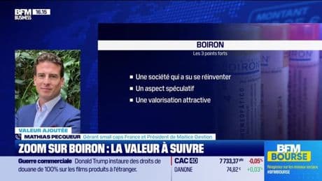 Valeur ajoutée : Ils apprécient Boiron - 05/05