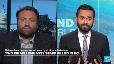 Who were the Israeli Embassy staffers shot dead days before getting engaged?
