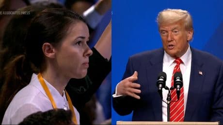 «Saluez votre mari de ma part» : quand Donald Trump fait preuve d’empathie envers une journaliste ukrainienne
