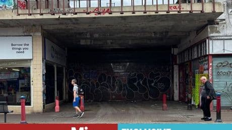 UK's 'saddest' abandoned shopping centre shuts graffitied doors with empty streets and dead rat