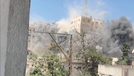 Israel anuncia la destrucción de los edificios altos de la ciudad de Gaza
