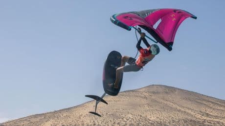 Así es el Wing Foil, el surf con alas que se posiciona para los Juegos de Brisbane 2032