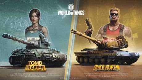 Heroes' Paths: Lara Croft & Duke Nukem ballern in World of Tanks