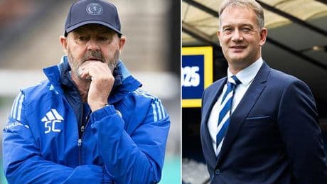 THE GREAT UNKNOWN: SFA chief Maxwell is NOT planning talks with Steve Clarke over his future ahead of World Cup qualifiers