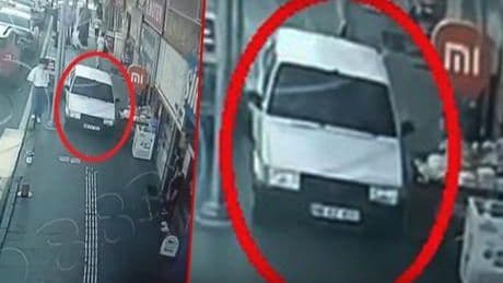 Otomobiliyle kaldırımdan ilerledi! Çeşitli maddelerden ceza uygulandı