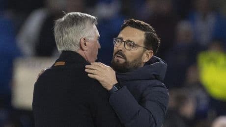 Bordalás da la cara por su amigo Ancelotti: "No lo entiendo, merece un monumento"