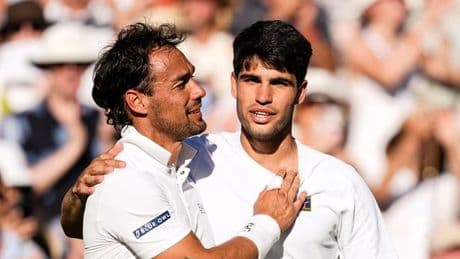 Carlos Alcaraz conversation with opponent overheard at end of Wimbledon classic