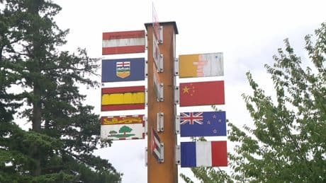 How a bus stop in a small B.C. town became centre of dispute between China and Taiwan