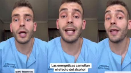 Jorge Ángel, enfermero: ''Mezclar alcohol con bebidas energéticas es muy peligroso''