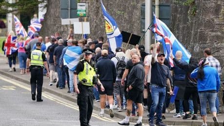 Labour MP blasts 'coked-up yobbery' of far right protestors as she hits out at 'disaster' of asylum hotels