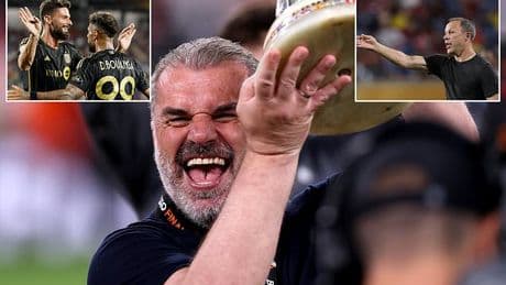 Ange Postecoglou 'lined up for shock new job' just weeks after being sacked by Tottenham - despite leading club to Europa League glory
