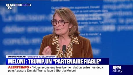Relations avec les États-Unis: "Partenaire fiable, (...) je n'irais peut-être pas jusqu'à ce terme", affirme Sophie Primas