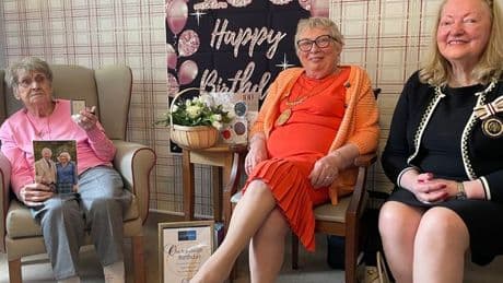 100th birthday celebrations for Ashgill resident Margaret