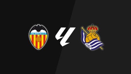 Valencia - Real Sociedad, en directo La Liga: resultado, goleadores y estadísticas en vivo