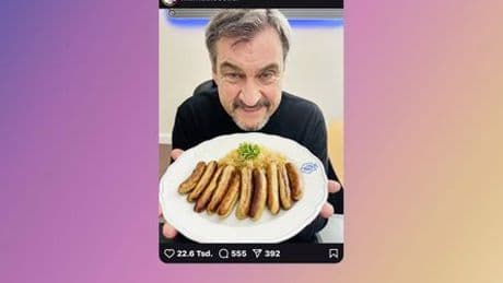 Markus Söder und Social Media: Ihm schmeckt's