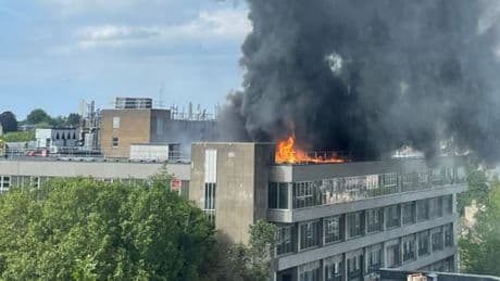 'Pregnant women and babies evacuated' after fire at maternity hospital