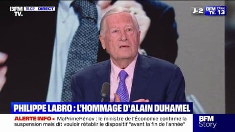 "Il était incroyable, il était doué en tout": l'hommage d'Alain Duhamel à Philippe Labro