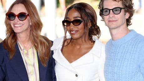 Julia Roberts, Andrew Garfield, and Ayo Edebiri's response to an uncomfortable question is going viral
