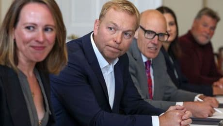 First Minister John Swinney meets Sir Chris Hoy at prostate cancer roundtable