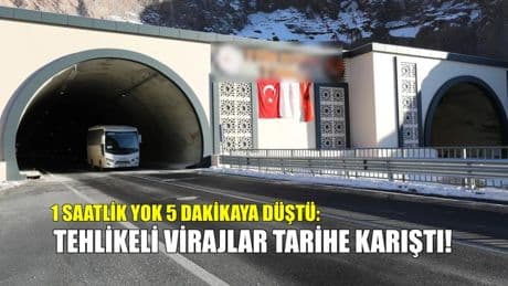 O iki il arasında mesafe daha da kısalacak! 1 saatlik yok tam 5 dakikaya düştü: Tehlikeli virajlar tarihe karıştı