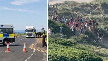Boy, 16, dies after horror stabbing at Irvine beach