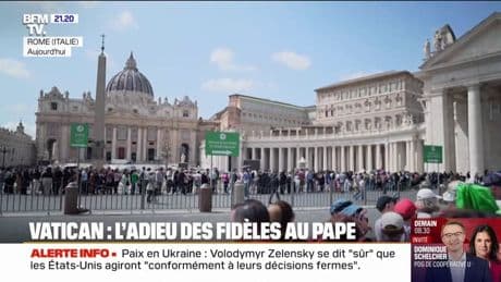 "C'est un moment intense pour les gens": retour sur les témoignages des fidèles qui ont pu dire un dernier au revoir au pape François