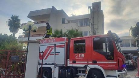 Sanremo, principio di incendio all’hotel Nyala