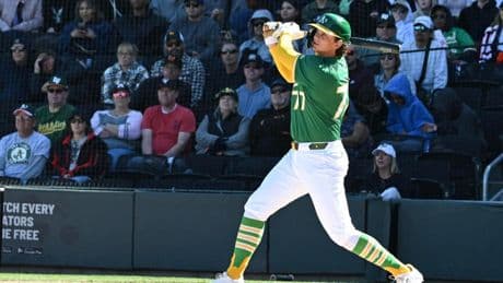 Athletics Believe Top Prospect, Slugger Nick Kurtz, Is Ready Now