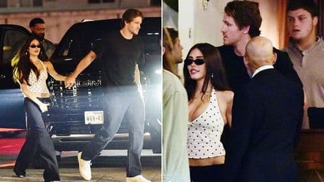 Justin Herbert takes Madison Beer out in LA to celebrate beating Travis Kelce and Kansas City Chiefs