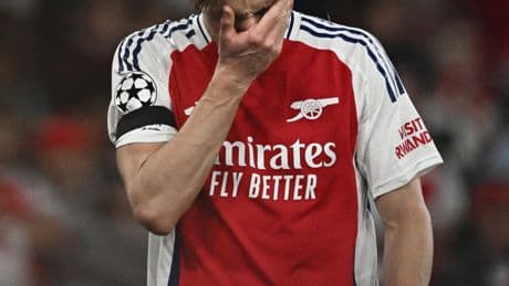 Arsenal player ratings vs PSG: Martin Odegaard quiet as Jakub Kiwior struggles in defeat