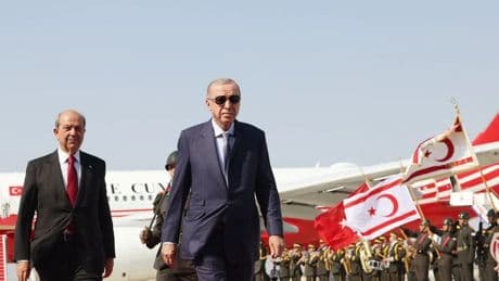 Başkan Erdoğan, KKTC'ye geldi