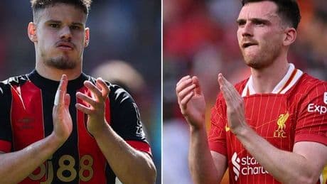 Andy Robertson sends defiant message to Milos Kerkez ahead of Liverpool transfer