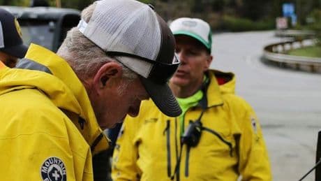 Two men rushed to hospital after being struck by lightning during road trip