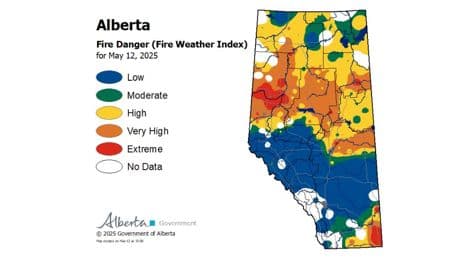 Cool, wet weather allows officials to lift some Alberta fire bans