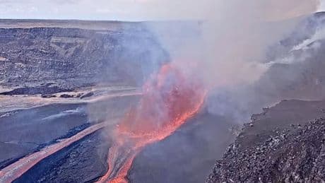 Hawaii's Kilauea volcano erupts with lava pouring out from multiple vents