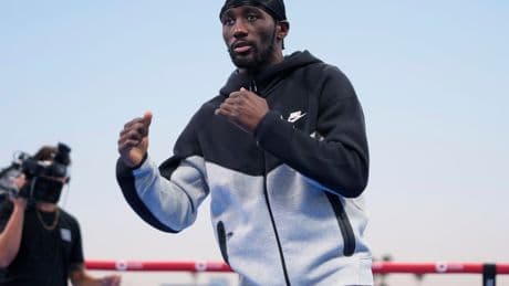 Boxing champ Terence Crawford tells Omaha graduates to work hard and keep fighting for success