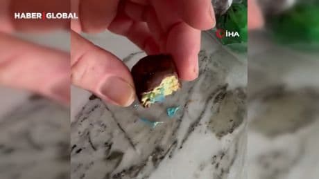 Dubai çikolatasının içinden çıkanlar şoke etti, çocuk ölümden döndü