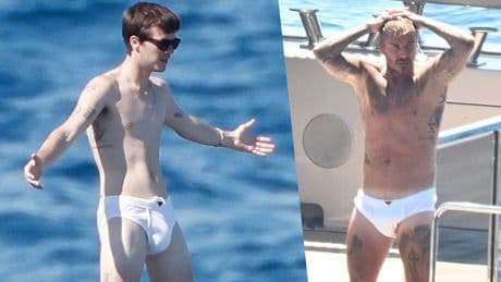Cruz Beckham macht auf Papa - Wer ist hier der Buxen-Boss?