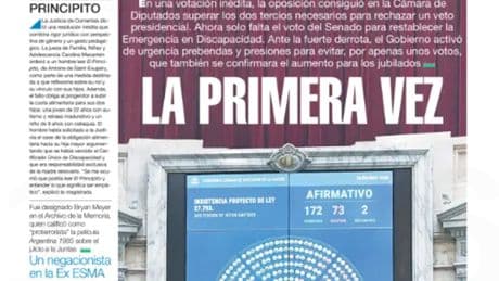 Les députés argentins rejettent un veto de Javier Milei, une première