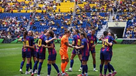 El Barça cierra la gira en México invicto tras superar al América (1-2)
