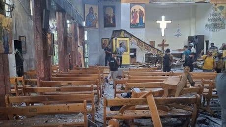 Syria suicide bomber 'kills at least 20' after detonating device in church full of worshippers