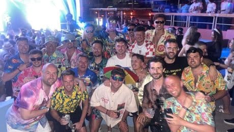 Harry Maguire’s lookalike League Two star brother wears crop top as Man Utd ace joins him on his stag do in Croatia