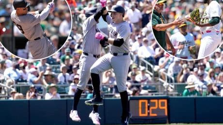 Yankees rough up Luis Severino in lopsided win over Athletics