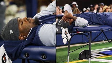 Wantaway NFL star Micah Parsons caught sleeping during preseason game amid bitter Cowboys standoff