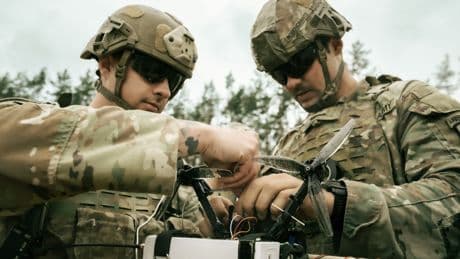 Paratrooper who scored the US Army's first drone-on-drone kill says it felt like a fight out of 'Star Wars.'