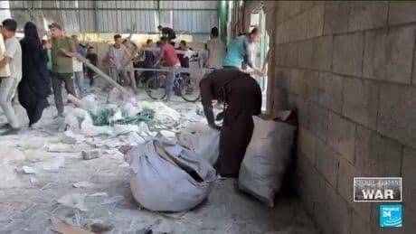 Thousands storm aid warehouse in Gaza as hunger crisis deepens