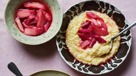Tapiokapudding und Rhabarber: Pudding? Mit Perlen!