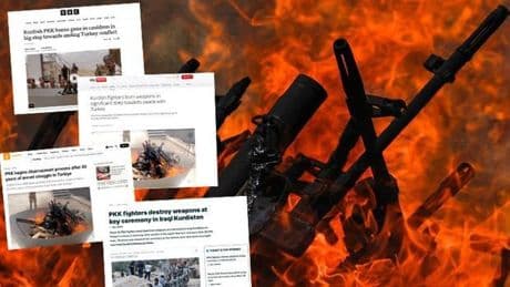 Terör örgütü PKK'nın silah bırakması dış basında! Kritik bir dönüm noktası: Etkileri Irak, Suriye ve İran'da hissedilecek